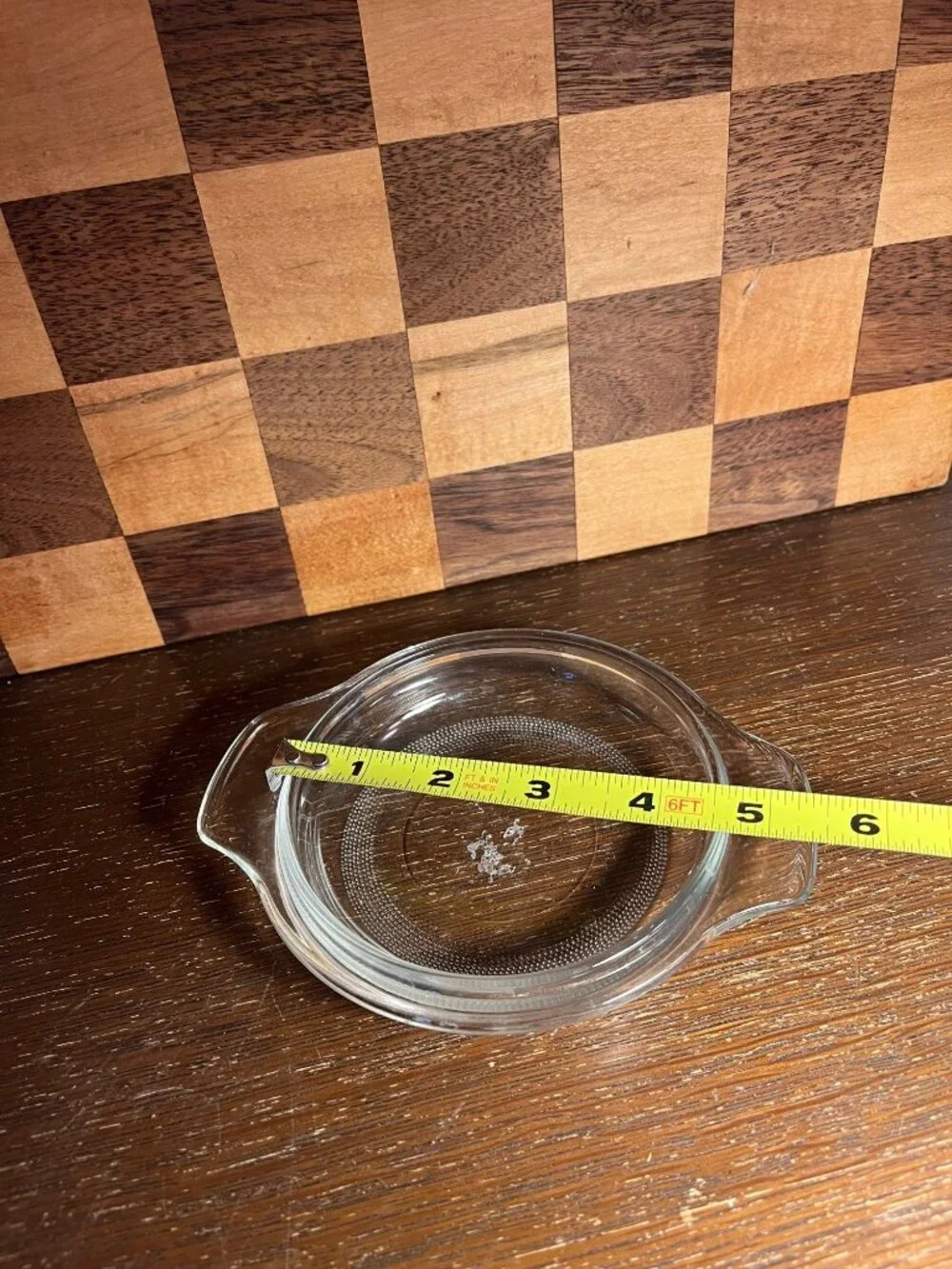 Replacement Glass Lid for Small Casserole or Refrigerator Dish A1113